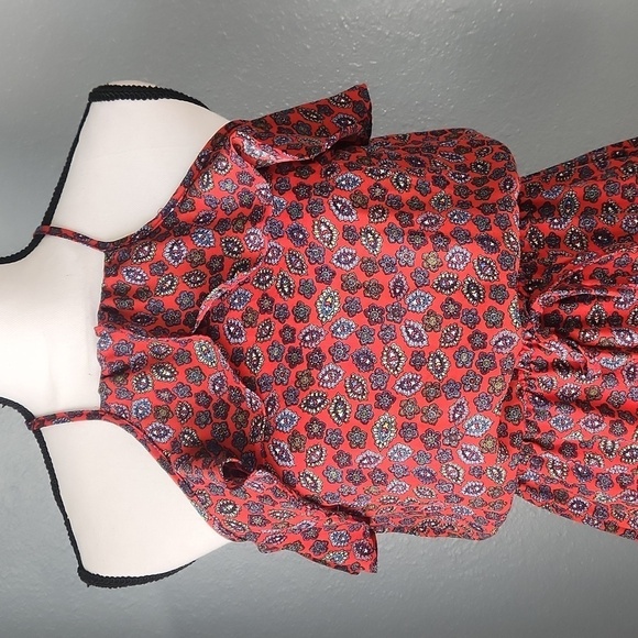 Boutique Boho Chic Red Paisley Sundress - Picture 6 of 6